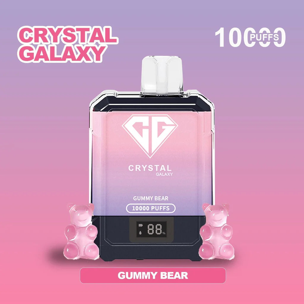 Crystal Galaxy 10000 Puffs Disposable Vape Pod 20MG - Box of 10