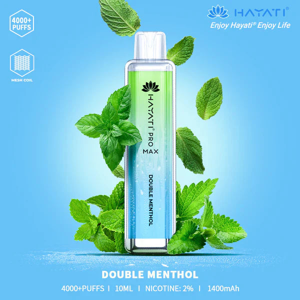 The Hayati Pro Max 4000 Disposable Vape Device 20MG