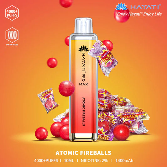 The Hayati Pro Max 4000 Disposable Vape Device 20MG
