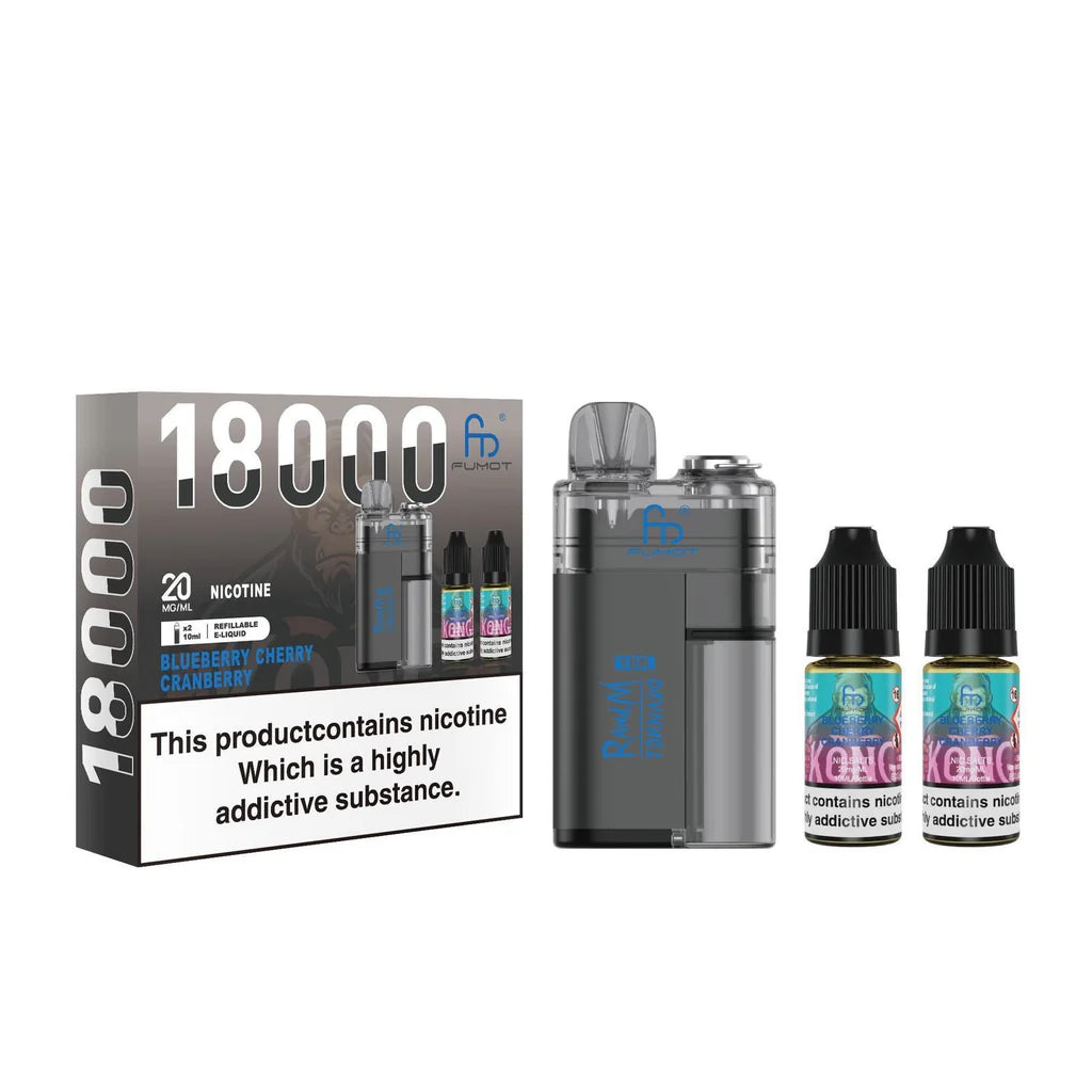 RandM 18000 Fumot Digital Disposable Vape Box of 10