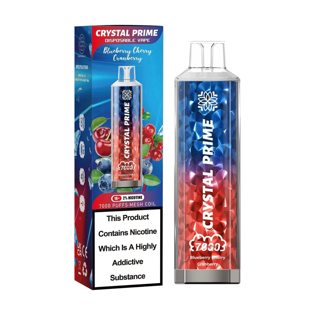 Crystal Prime 7000 Puffs Disposable Vape Pod Device 20MG